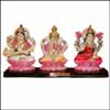 Shri Laxmi Ganesh and Saraswathi idol - Click here to View more details about this Product